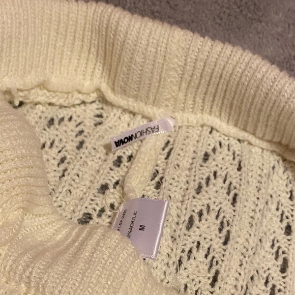 Crochet Pants - Cream - Picture 3 of 12